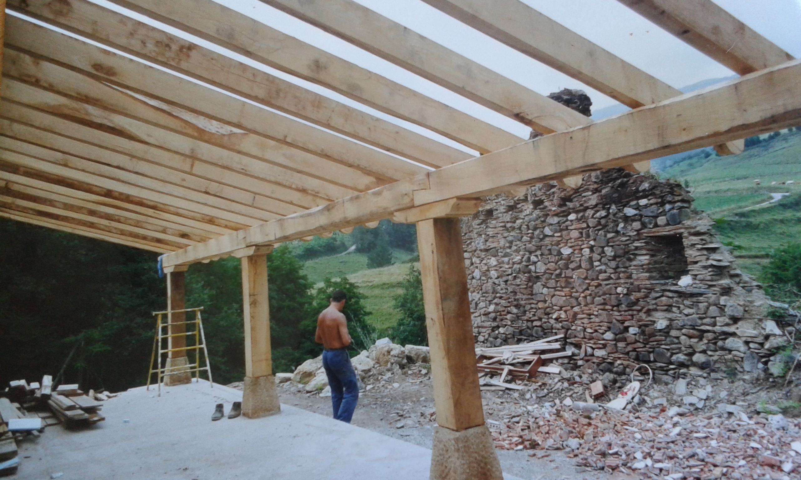 vigas de madera
